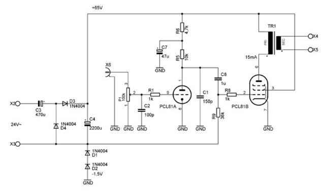 PCL81 Schaltplan