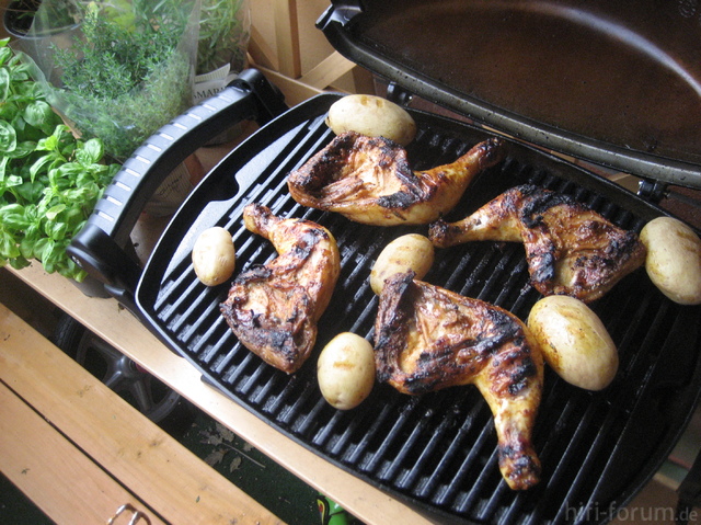 Bollen auf dem Weber Q140