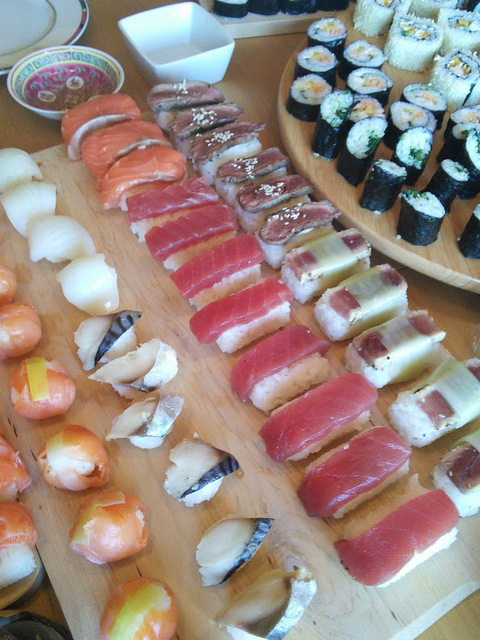 Sushi mit Freunden