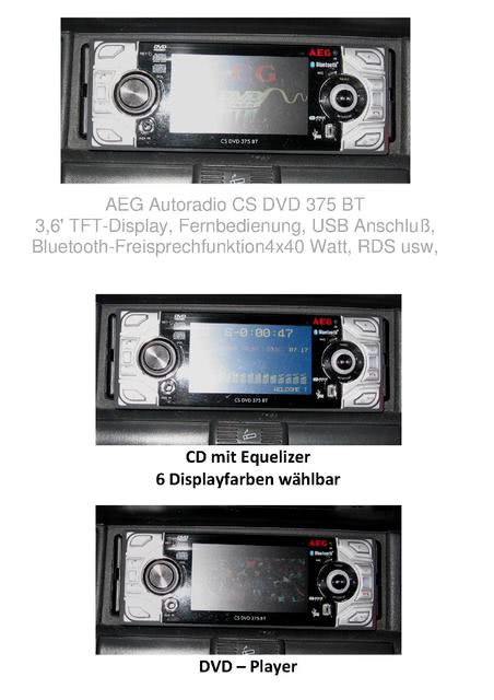 AEG DVD 375 BT