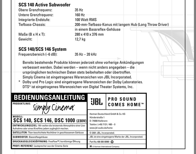 Datenblatt Sub 