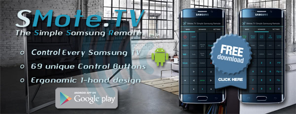 SMote.TV Smart Samsung Infrared Remote