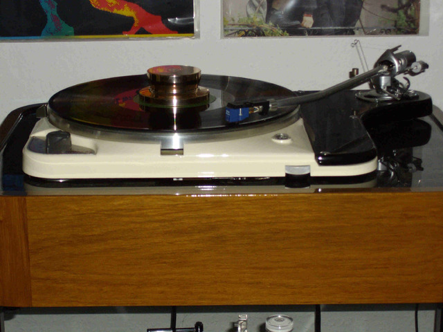 Thorens TD 124 Mit SME 3012 In Eigenbauzarge