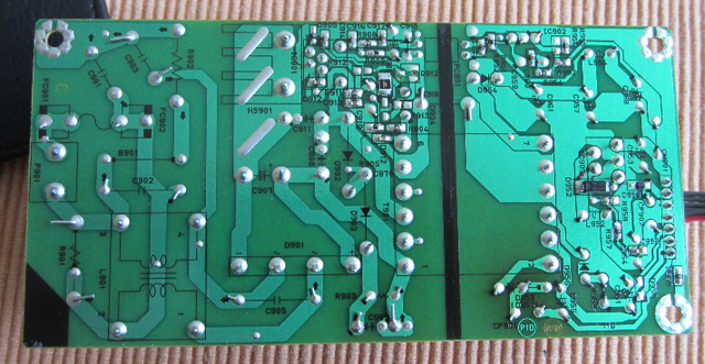 Unterseite Von Power Board Von JVC UX-EP100