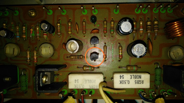 Transistor Q8 Pioneer Sx737 Power Amp