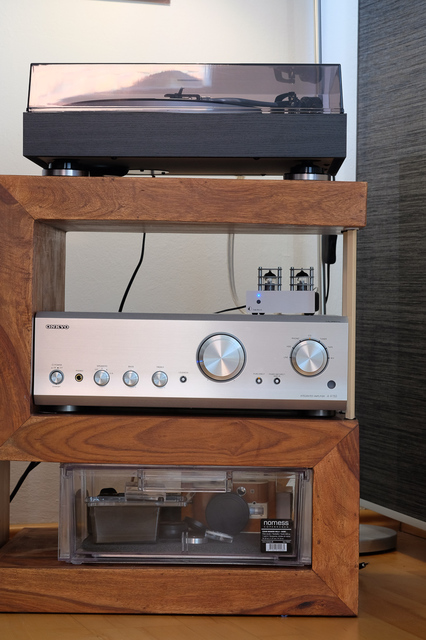 Project Tubebox S, Onkyo 9755 & Onkyo CP-1050