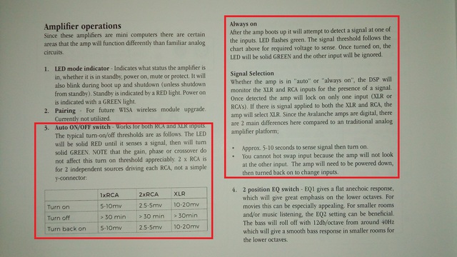 Arendal Sub Amplifier Manual Page 1