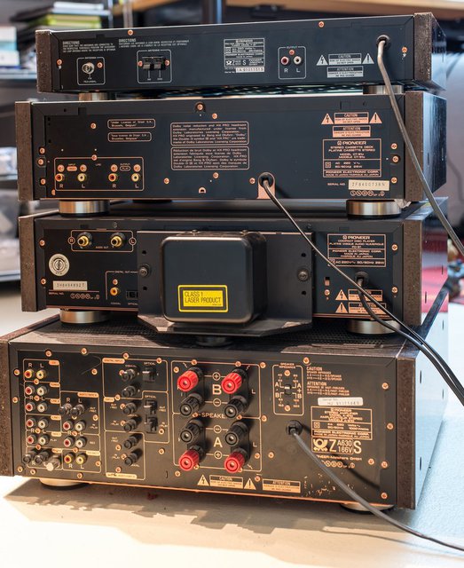 Pioneer Urushi A-91D, PD-91, CT-91a, F-91