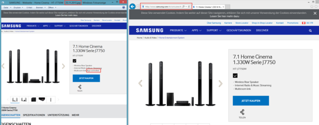 Samsung HT-J7750W Anlage