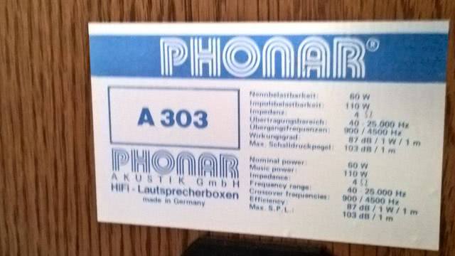 Phonar A 303