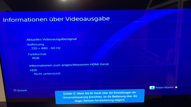 PS4 Video-Einstellung 1