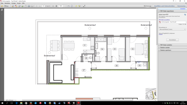 Wohnungsplan