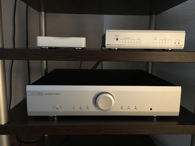 Musical Fidelity M5si MX-DAC Auralic Aries Mini