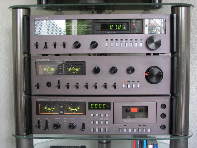 UNIVERSUM SYSTEM 8000 (Amplifier, Tuner, Tape Deck)