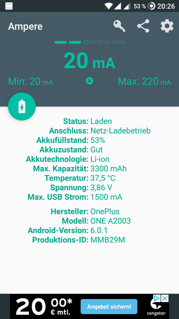 Oneplus 2 Ladestörung