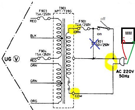 a35-trafo-220v Messung