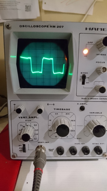 Rechteck Osci T&f High7kHz