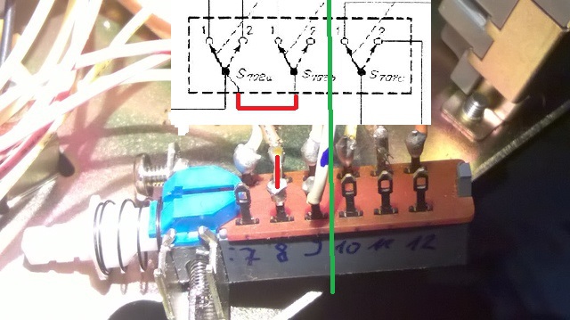 Sansui SR Drucktastenschalter