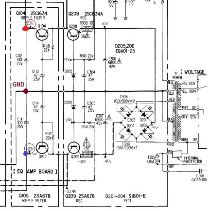 Sony TAF4A Spannung