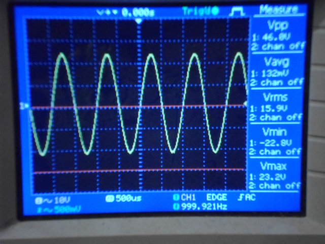1kHz Ohne Gegenkoppelung