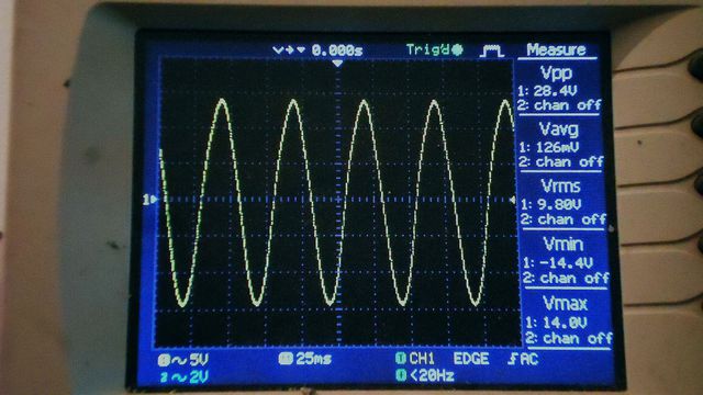 Sinus 20Hz