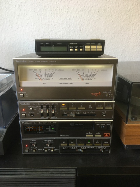 Technics SA 007 Ohne Tuner Mit SL-XP7