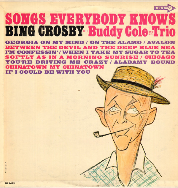 1957 Bing Crosby   Songs Everybody Knows
