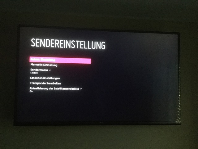 Sendereinstellung