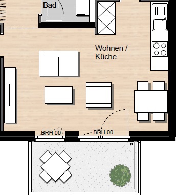 Grundriss Wohnzimmer