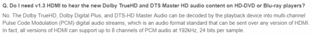 HDMI Audio Upstream