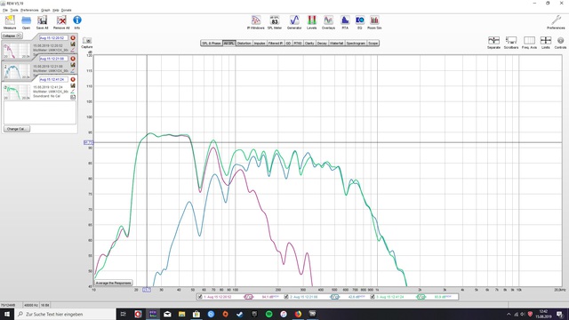 Frequenzgang bms 12ss30 + sph 175hq