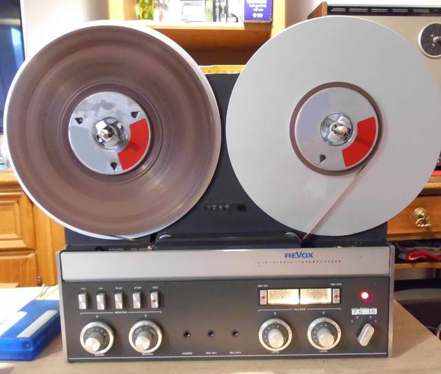 ReVox A 77 Im Senkrecht Betrieb 