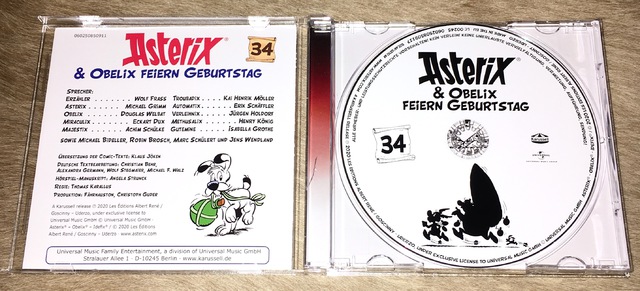 Asterix & Obelix Feiern Geburtstag • Folge 34 (CD, Karussell - 2020)