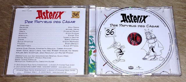 Asterix - Der Papyrus des Csar (CD, Karussell - 2015)