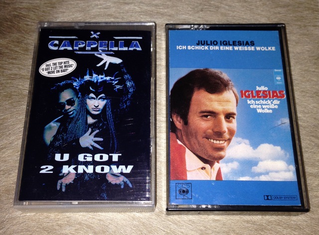 Cappella ? U Got 2 Know (1996) / Julio Iglesias ? Ich schick Dir eine weisse Wolke (1978)