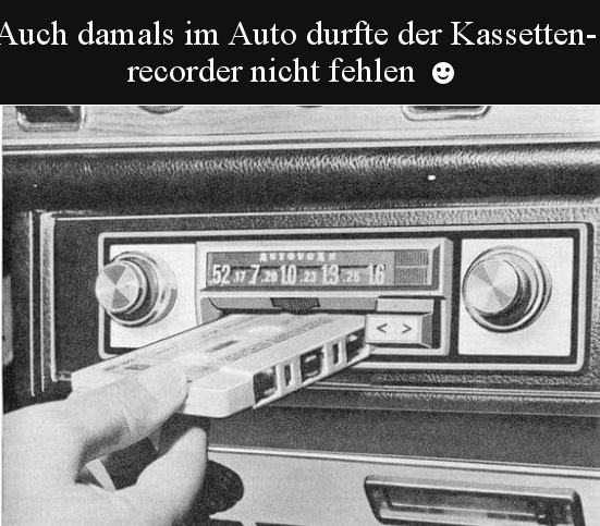 Kassetten im Autoradio