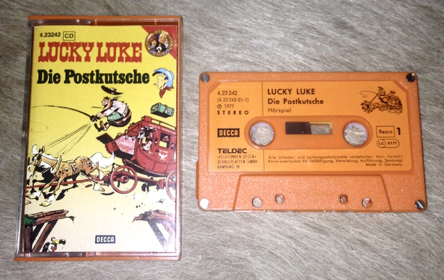 MC Lucky Luke: Die Postkutsche - Decca 1977