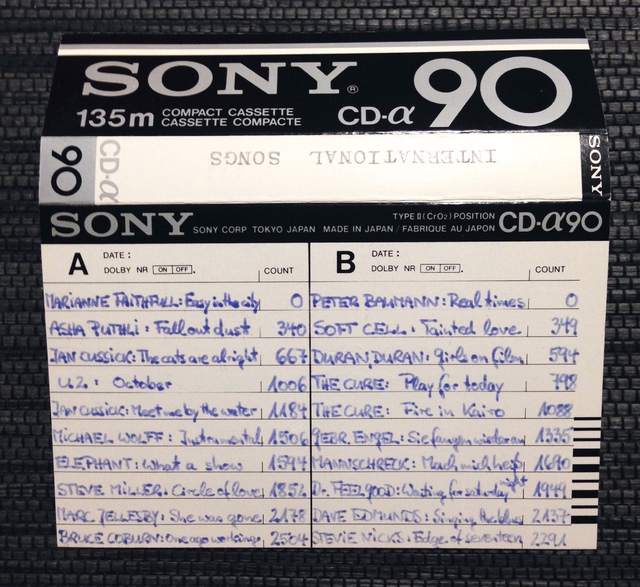 Sony CD-alpha Mixtape a 1981