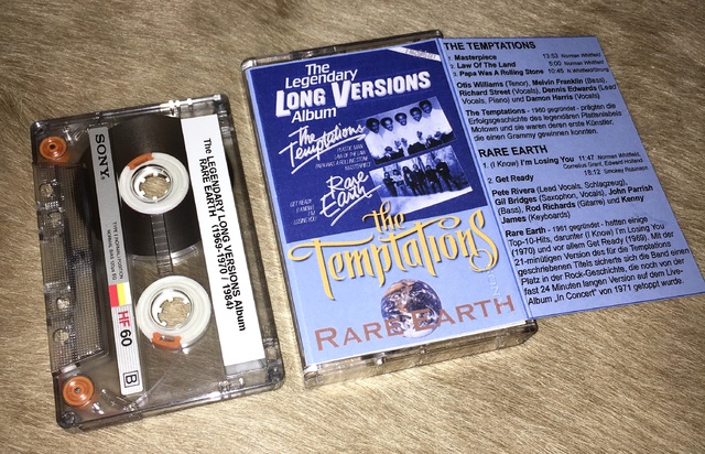 Sony HF60: The Legendary Long Versions Album »The Temptations« & »Rare Earth« 1984