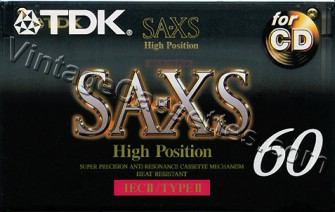 TDK SA-XS 1997-2001