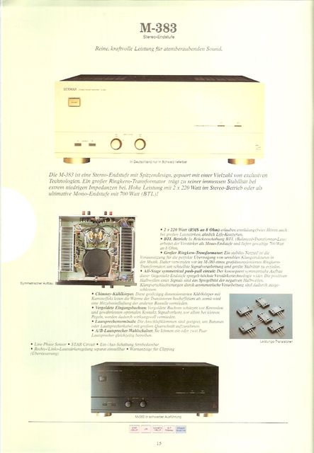 M-383 Katalogseite Luxman