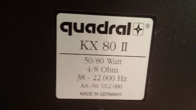 Quadral KX