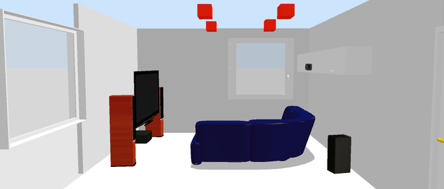 Wohnzimmer 4up Abstand