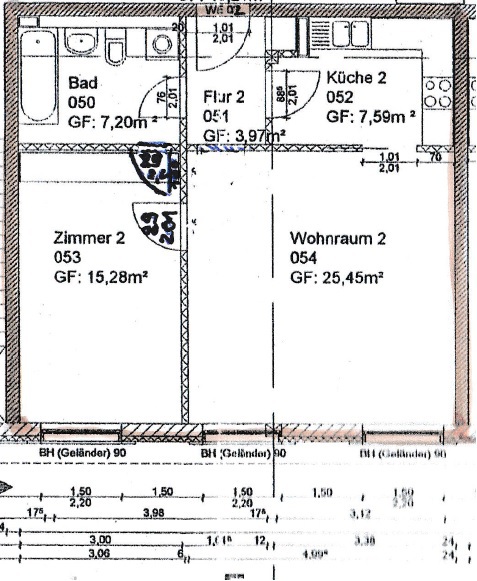 Grundriss Wohnung