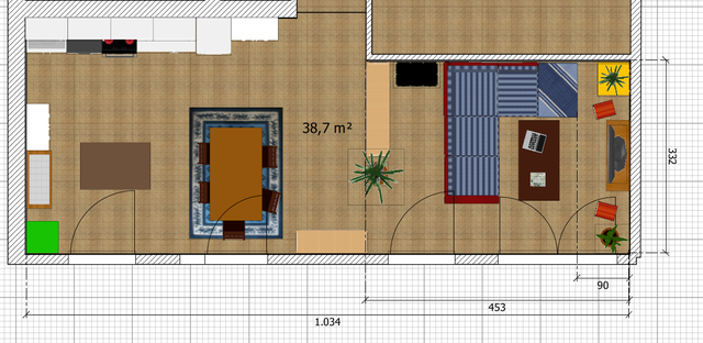 Wohnzimmer Plan