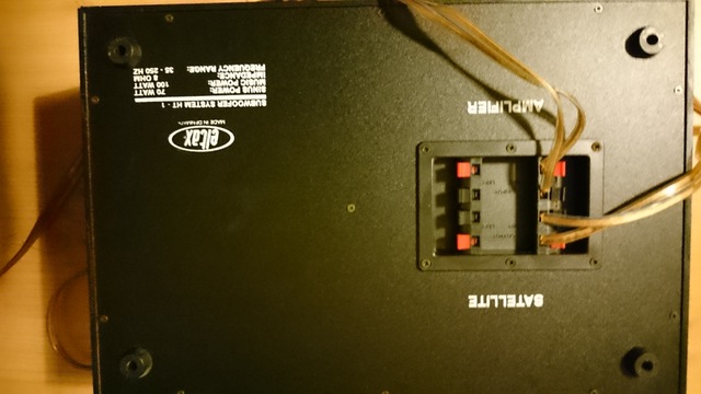 Receiver,Sub,Kabel.