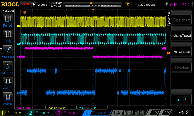 Arylic Up2Stream Digital I2S Output Clocks And Data