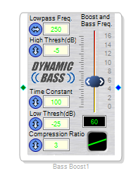 Dynamic Bass Boost Sigma Studio