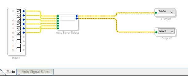 Main Schematic Auto Signal Selection