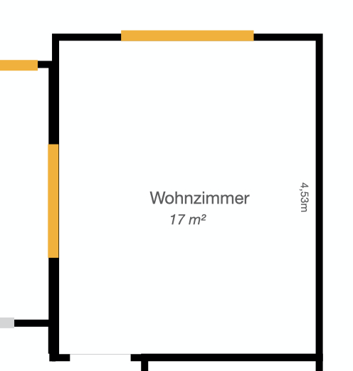 Grundriss Wohnzimmer